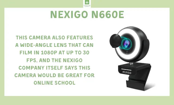 The NexiGo N660E has a built-in ring light that offers lighting at three different levels with easy touch controls