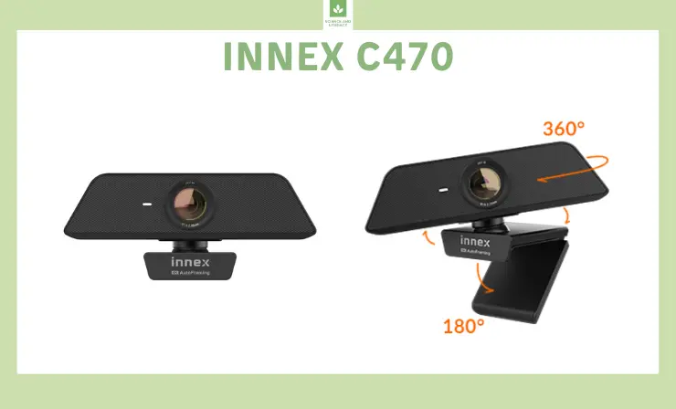 Featuring 4K image quality with ultra wide angle, the Innex C470 conference cam delivers superb video