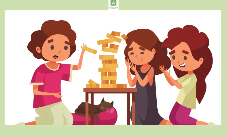 Jenga may be played in many ways