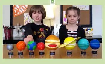 DIY Model of our Solar System - hands-on project for lower el students