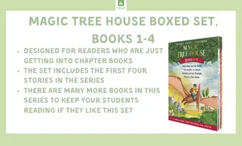 Paperback Magic Tree House Boxed Set Books 1-4