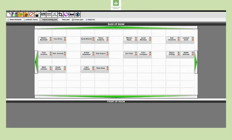 Click School Classroom Seating Planner Generator