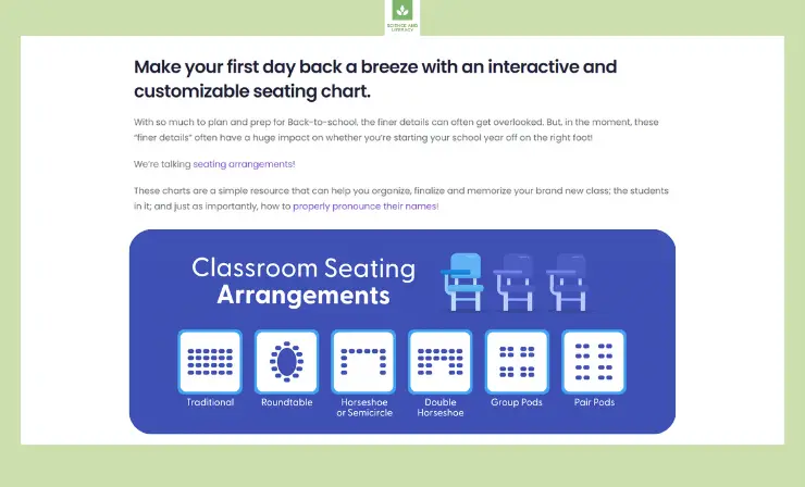 Kami Digital Seating Chart