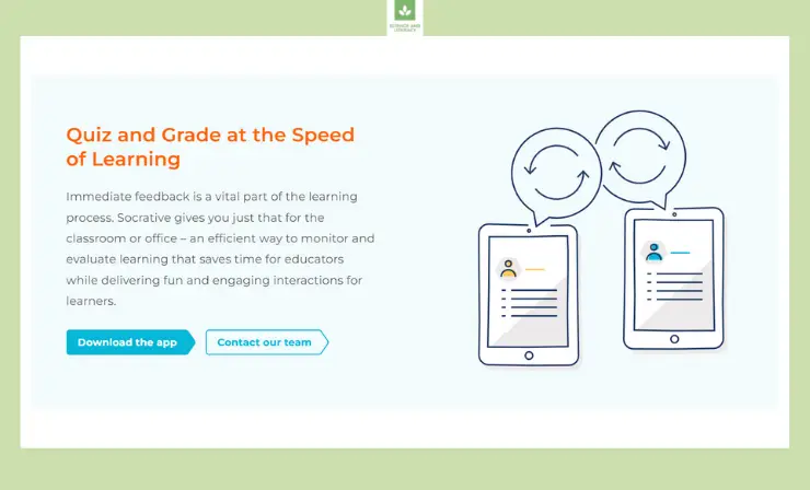 Socrative is designed to help teachers keep track of their student's progress