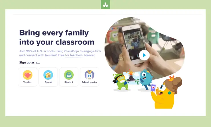 ClassDojo has a specific communication tool that is highly beneficial to teachers