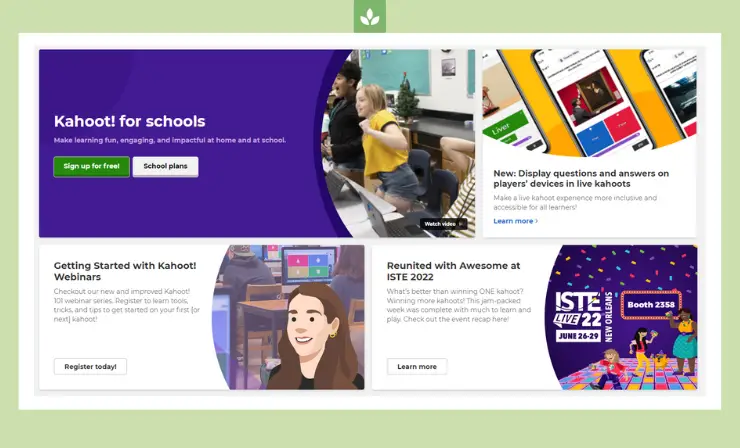 Kahoot! has become a well-known online platform over the last couple of years