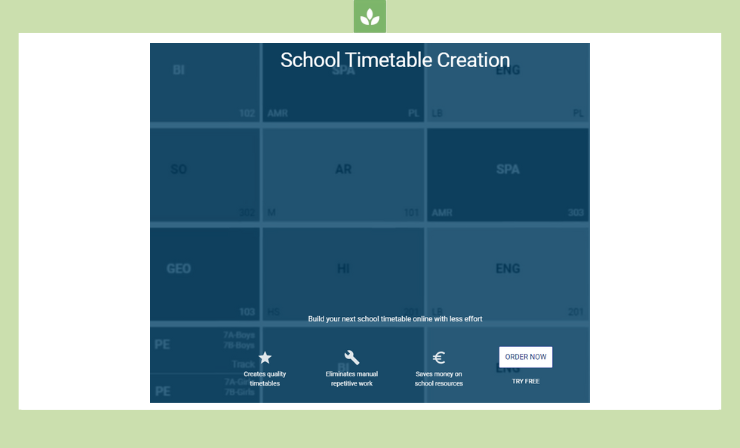 Skolaris is an excellent online timetable software that can create timetables of all sizes and shapes