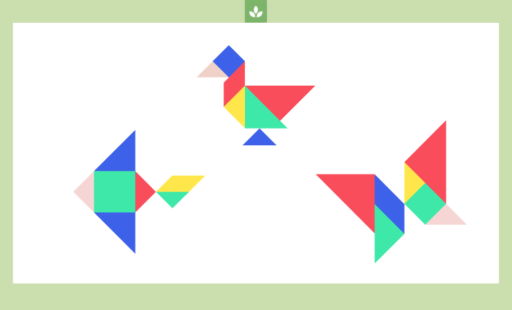   This is tangram puzzles