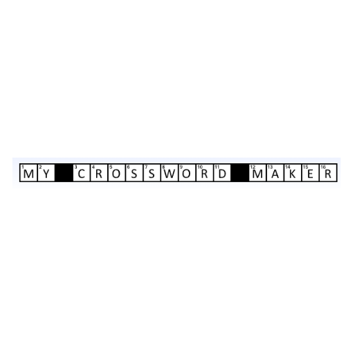 My Crossword Maker logo