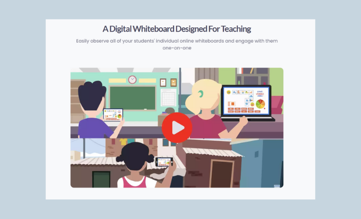 Whiteboard.chat makes it easy and convenient for teachers