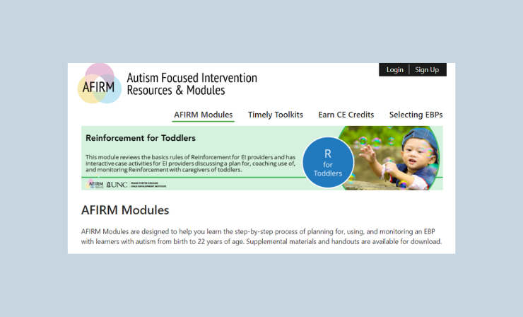 Autism Focused Intervention Resources & Modules