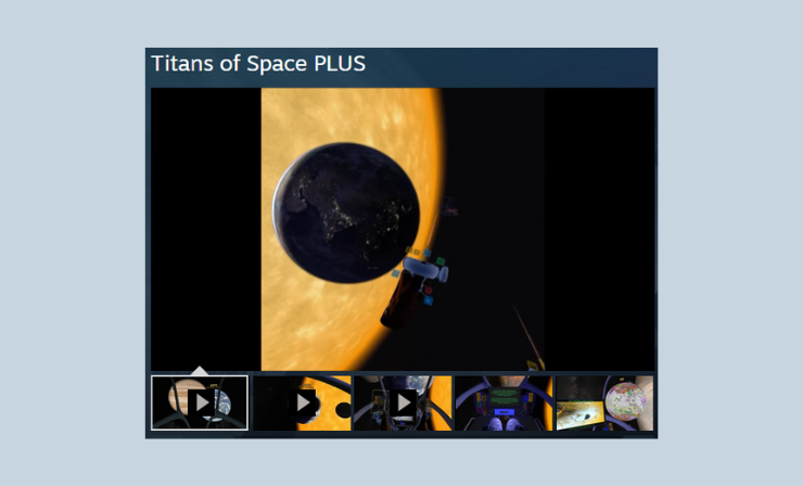 Solar System with Titans of Space
