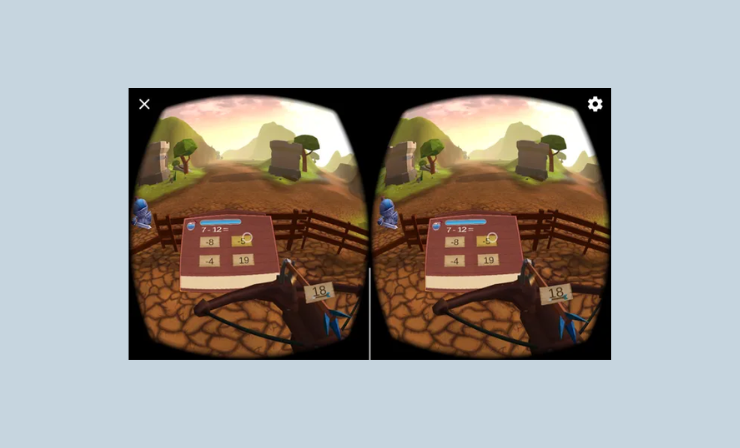 Medieval Math VR provides students with a unique and engaging way to practice their math skills