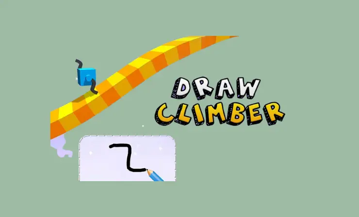 Draw Climber drawing games for kids online