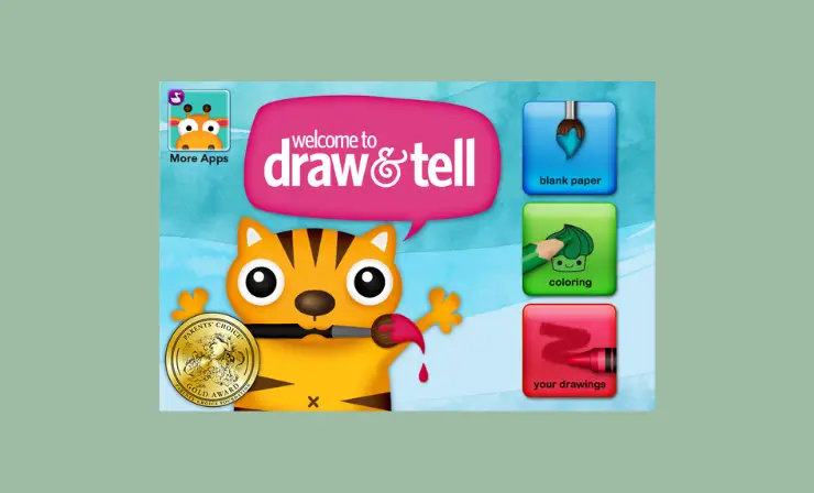 Draw and Tell drawing games for kids