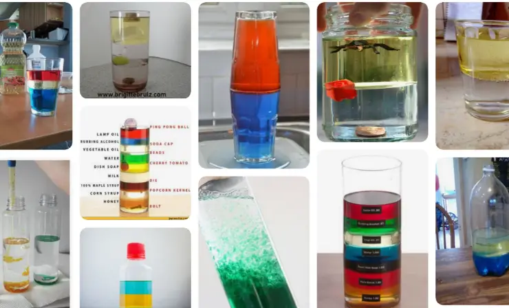 Exploring Density with Oil and Water