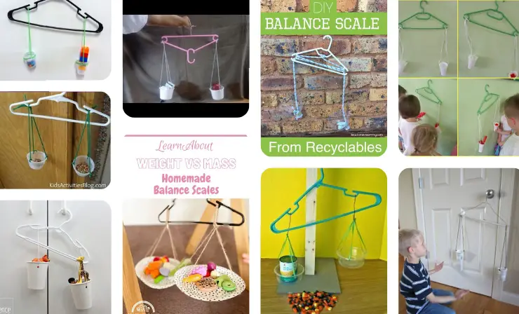 Help kids in building a balance scale as a STEM project