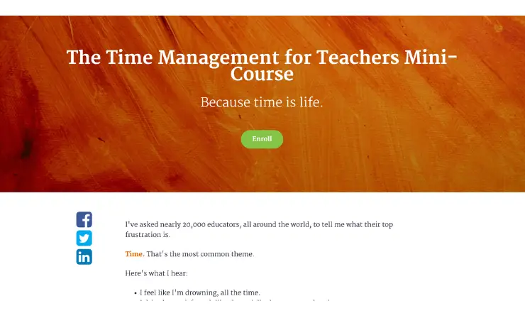 Time Management for Teachers Time Management for Teachers