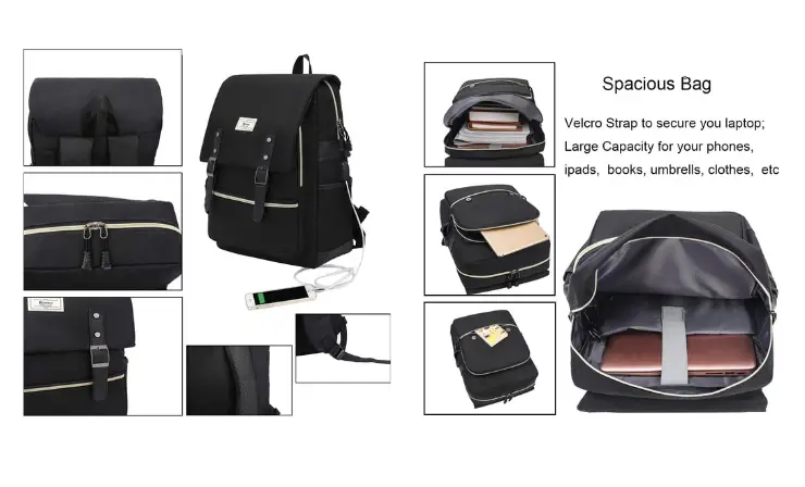 Ronyes Vintage Laptop Backpack