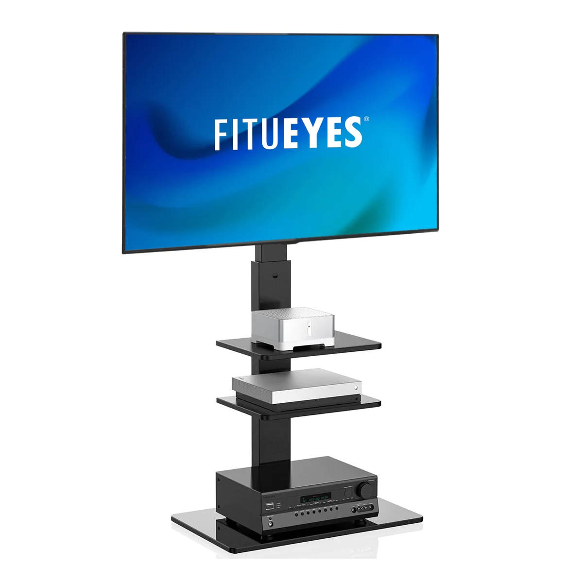 Fitueyes Swivel TV Stand