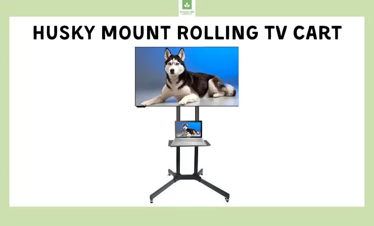 Husky Mount Rolling TV Cart