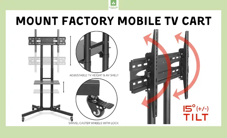 Mount Factory Mobile TV Cart