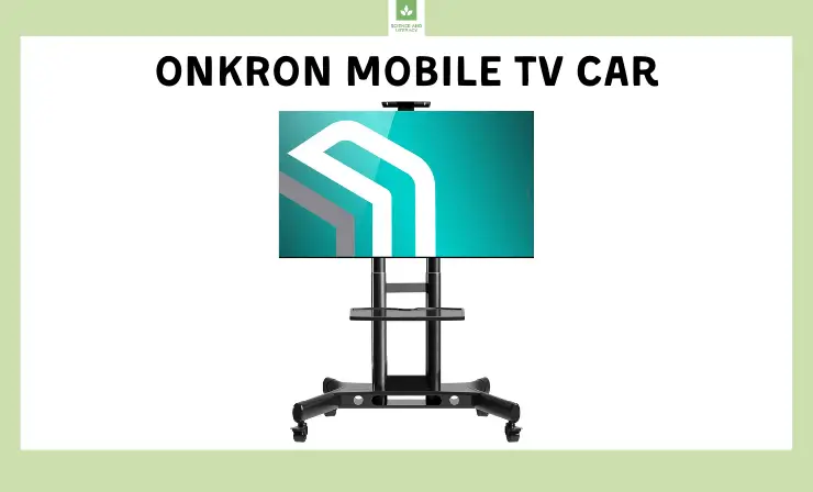 Onkron Mobile TV Cart