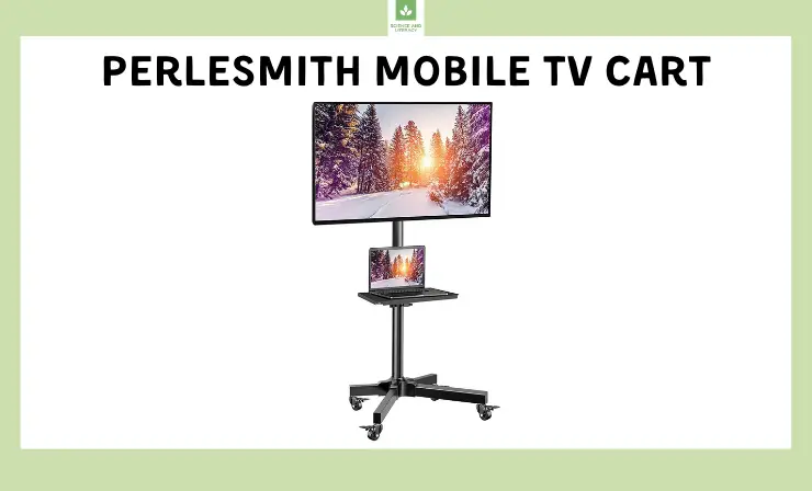 Perlesmith Mobile TV Cart