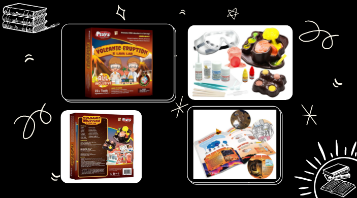 Playz Volcanic Eruption & Lava Lab Kit Playz Volcanic Eruption & Lava Lab Kit